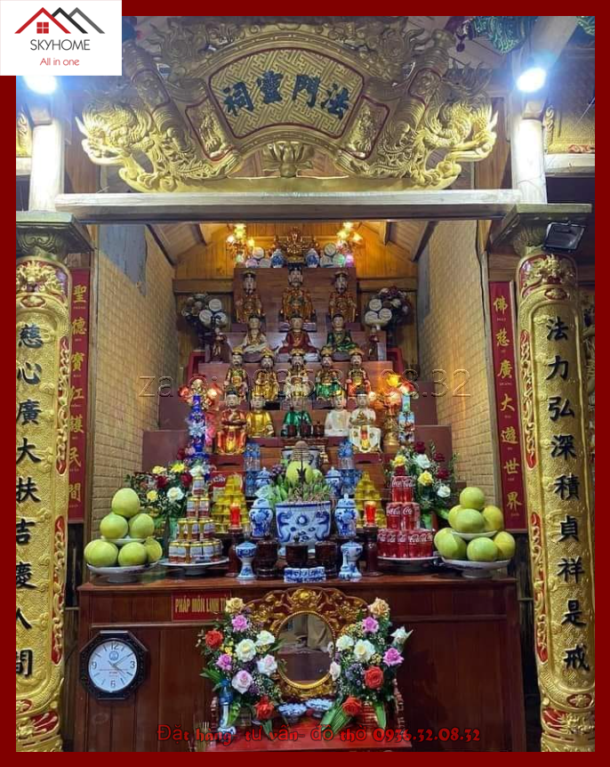 Hoành phi và câu đối Pháp Môn Linh Từ